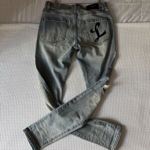 LavishNYC Distressed Jeans